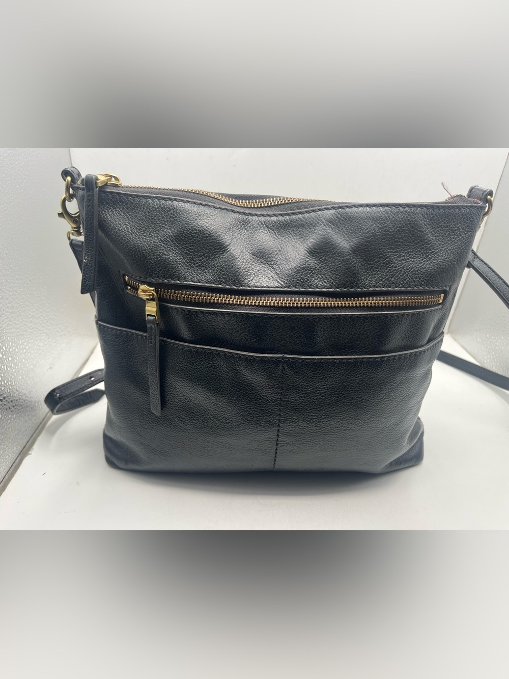 Black Fossil Fiona crossbody bag